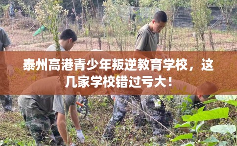 泰州高港青少年叛逆教育学校，这几家学校错过亏大！