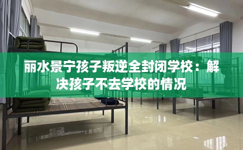 丽水景宁孩子叛逆全封闭学校：解决孩子不去学校的情况