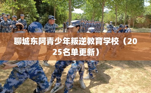 聊城东阿青少年叛逆教育学校（2025名单更新）