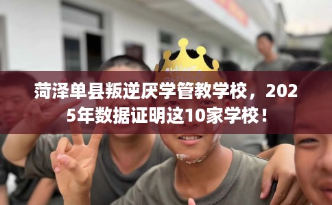 菏泽单县叛逆厌学管教学校，2025年数据证明这10家学校！
