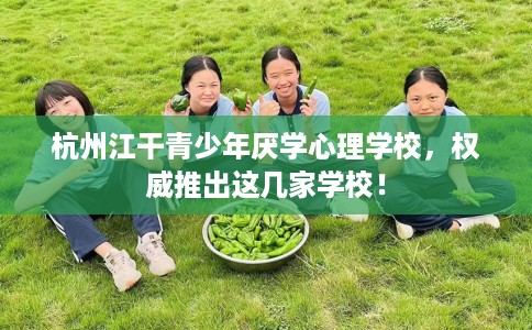 杭州江干青少年厌学心理学校,权威推出这几家学校! 杭州江干青少年厌学心理学校,权威推出这几家学校!