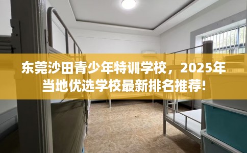 东莞沙田青少年特训学校，2025年当地优选学校最新排名推荐!