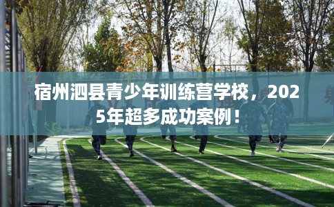 宿州泗县青少年训练营学校，2025年超多成功案例！