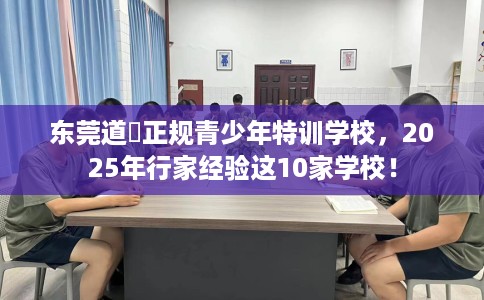 东莞道滘正规青少年特训学校，2025年行家经验这10家学校！