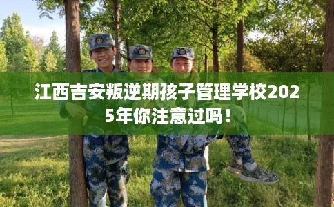江西吉安叛逆期孩子管理学校2025年你注意过吗！