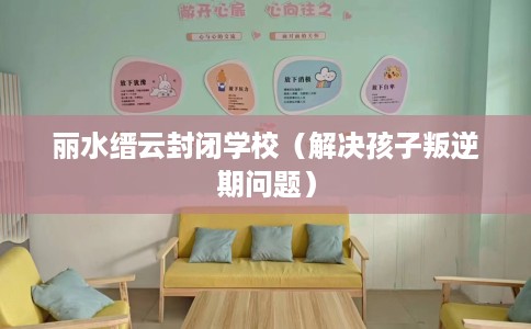 丽水缙云封闭学校(解决孩子叛逆期问题) 丽水缙云封闭学校(解决孩子叛逆期问题)