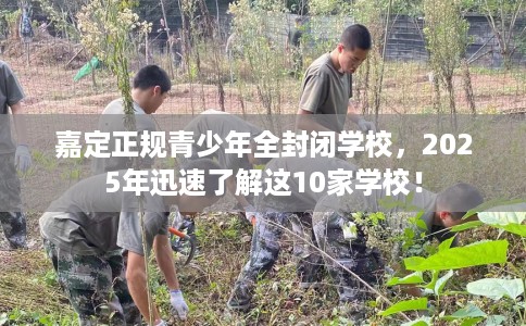 嘉定正规青少年全封闭学校，2025年迅速了解这10家学校！
