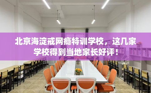 北京海淀戒网瘾特训学校，这几家学校得到当地家长好评！