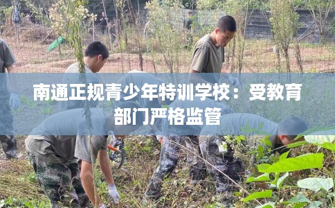 南通正规青少年特训学校：受教育部门严格监管