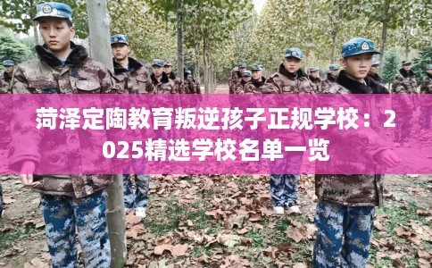 菏泽定陶教育叛逆孩子正规学校：2025精选学校名单一览