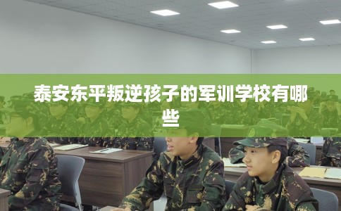 泰安东平叛逆孩子的军训学校有哪些