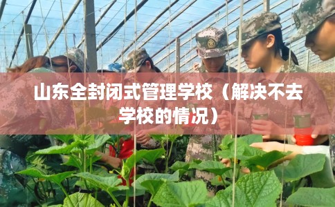 山东全封闭式管理学校（解决不去学校的情况）