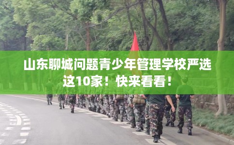 山东聊城问题青少年管理学校严选这10家！快来看看！