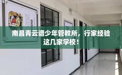 南昌青云谱少年管教所，行家经验这几家学校！