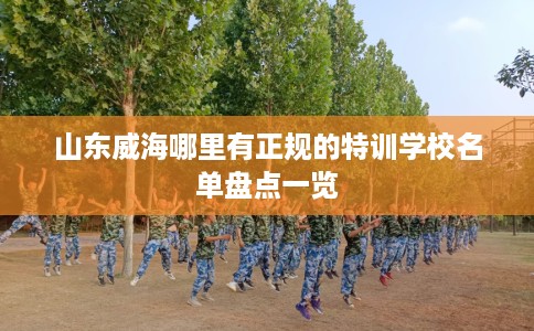 山东威海哪里有正规的特训学校名单盘点一览