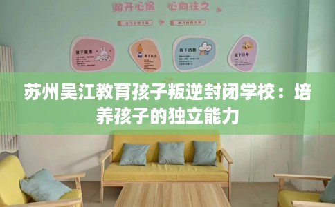 苏州吴江教育孩子叛逆封闭学校：培养孩子的独立能力