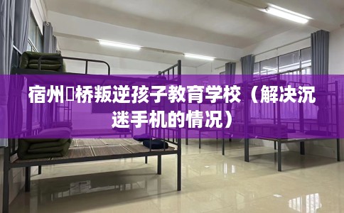 宿州埇桥叛逆孩子教育学校（解决沉迷手机的情况）