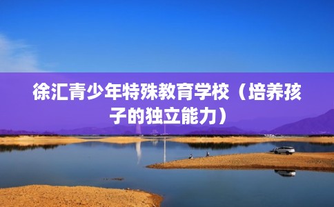 徐汇青少年特殊教育学校(培养孩子的独立能力) 徐汇青少年特殊教育学校(培养孩子的独立能力)