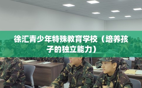 徐汇青少年特殊教育学校(培养孩子的独立能力) 徐汇青少年特殊教育学校(培养孩子的独立能力)