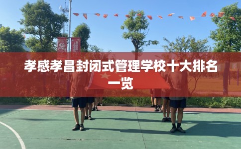 孝感孝昌封闭式管理学校十大排名一览