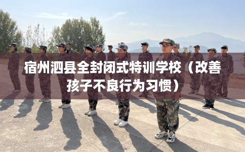 宿州泗县全封闭式特训学校（改善孩子不良行为习惯）