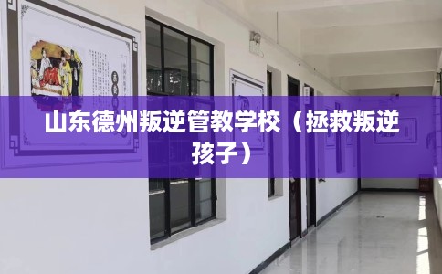 山东德州叛逆管教学校（拯救叛逆孩子）