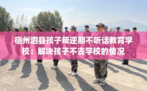 宿州泗县孩子叛逆期不听话教育学校：解决孩子不去学校的情况