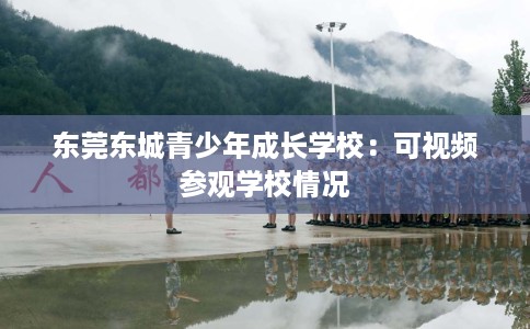 东莞东城青少年成长学校：可视频参观学校情况