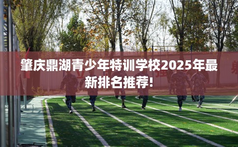 肇庆鼎湖青少年特训学校2025年最新排名推荐!