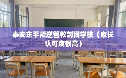 泰安东平叛逆管教封闭学校（家长认可度很高）