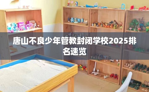 唐山不良少年管教封闭学校2025排名速览