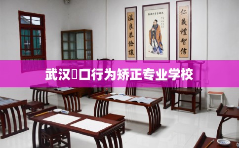 武汉硚口行为矫正专业学校 武汉硚口行为矫正专业学校