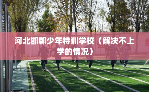 河北邯郸少年特训学校（解决不上学的情况）