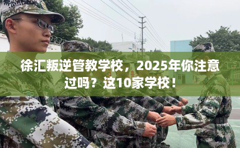 徐汇叛逆管教学校，2025年你注意过吗？这10家学校！