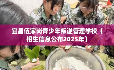 宜昌伍家岗青少年叛逆管理学校（招生信息公布2025年）