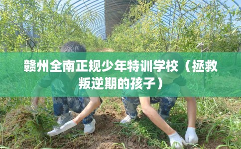 赣州全南正规少年特训学校（拯救叛逆期的孩子）