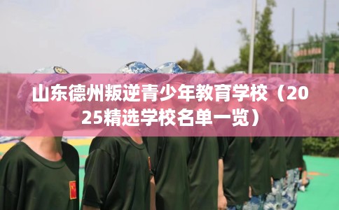 山东德州叛逆青少年教育学校（2025精选学校名单一览）
