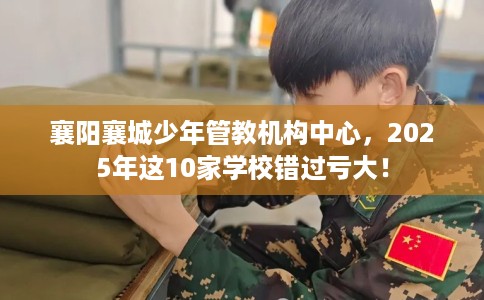 襄阳襄城少年管教机构中心，2025年这10家学校错过亏大！