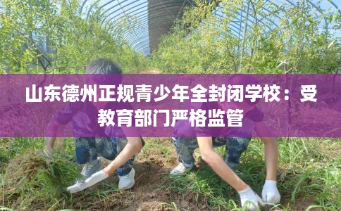 山东德州正规青少年全封闭学校：受教育部门严格监管