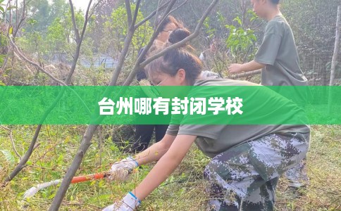 台州哪有封闭学校