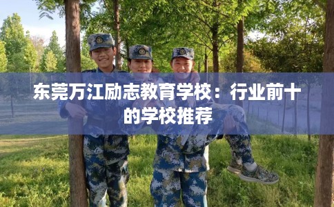 东莞万江励志教育学校：行业前十的学校推荐