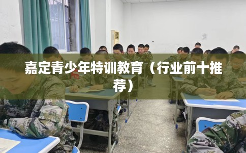 嘉定青少年特训教育（行业前十推荐）