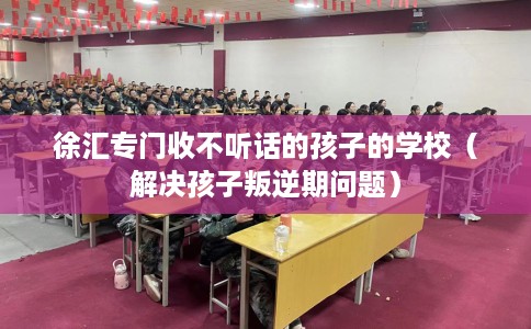 徐汇专门收不听话的孩子的学校（解决孩子叛逆期问题）