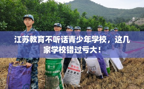 江苏教育不听话青少年学校，这几家学校错过亏大！