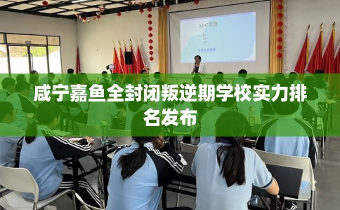 咸宁嘉鱼全封闭叛逆期学校实力排名发布