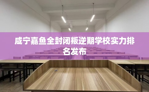 咸宁嘉鱼全封闭叛逆期学校实力排名发布