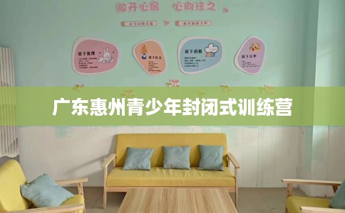广东惠州青少年封闭式训练营