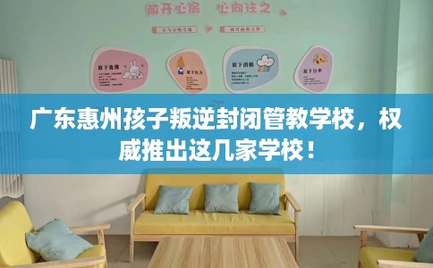 广东惠州孩子叛逆封闭管教学校，权威推出这几家学校！
