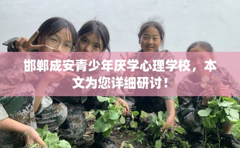 邯郸成安青少年厌学心理学校，本文为您详细研讨！