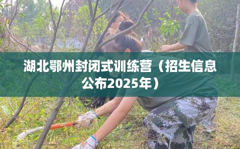 湖北鄂州封闭式训练营（招生信息公布2025年）
